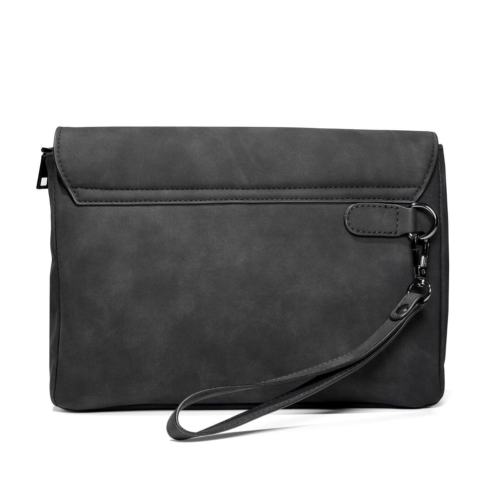 C.A.B. Hidden Flask Black Clutch Purse with Flask Bag and Collapsable Funnel - Picture 11 of 11